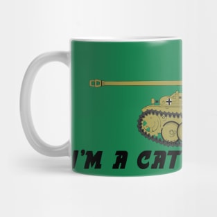 Tiger Tank Cat Person WW2 Mug